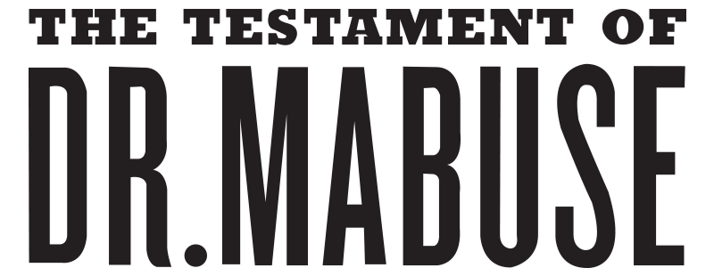 The Testament of Dr. Mabuse