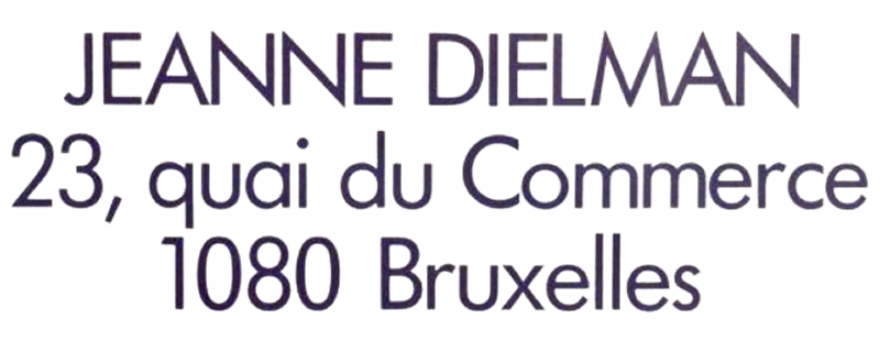 Jeanne Dielman, 23, quai du Commerce, 1080 Bruxelles