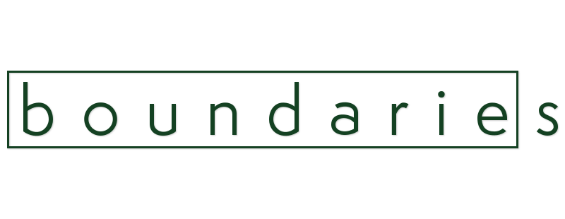 Boundaries