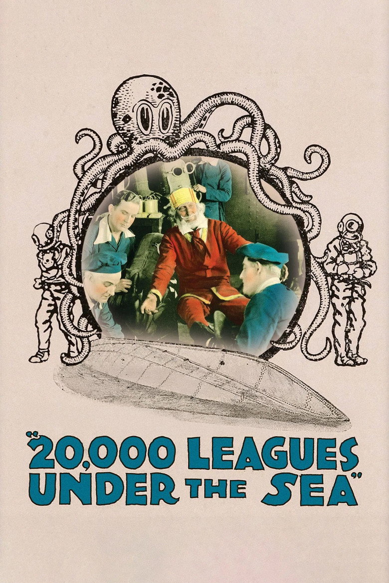 20,000 Leagues Under the Sea (1916) — affiche film