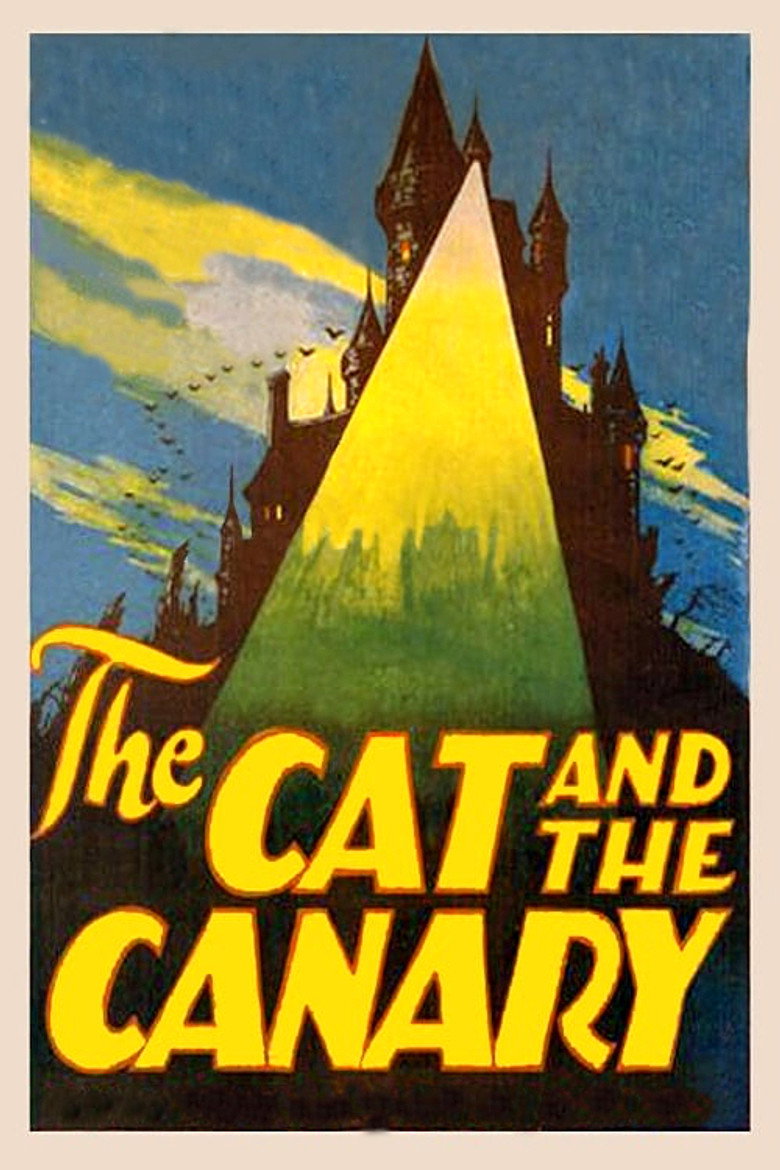 The Cat and the Canary (1927) — affiche film et bande-annonce