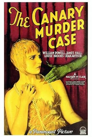The Canary Murder Case (1929) — affiche film