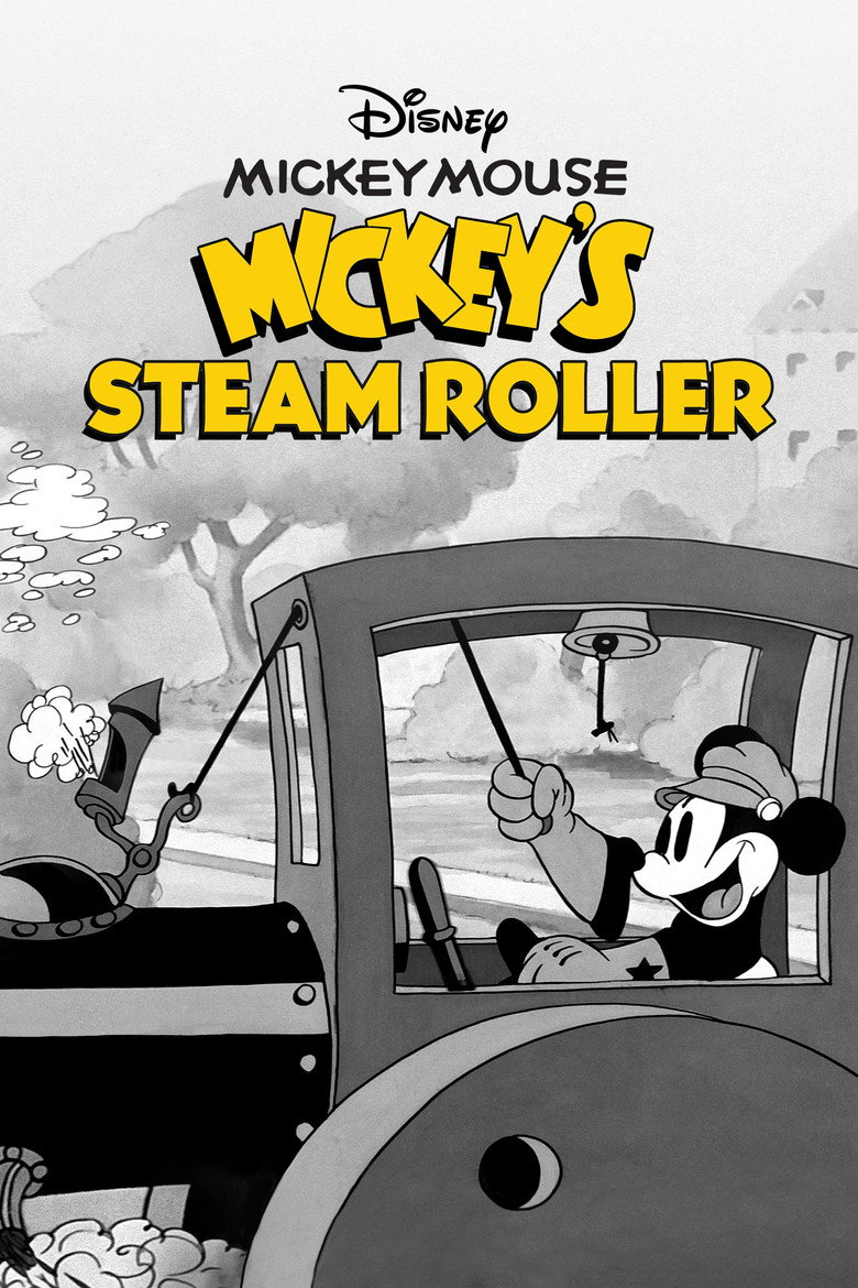 Mickey's Steam Roller (1934) — affiche film