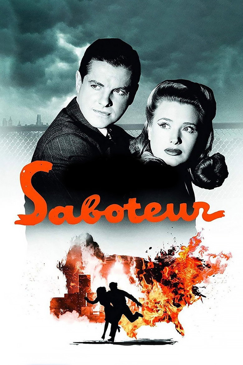 Saboteur (1942) — affiche film et bande-annonce