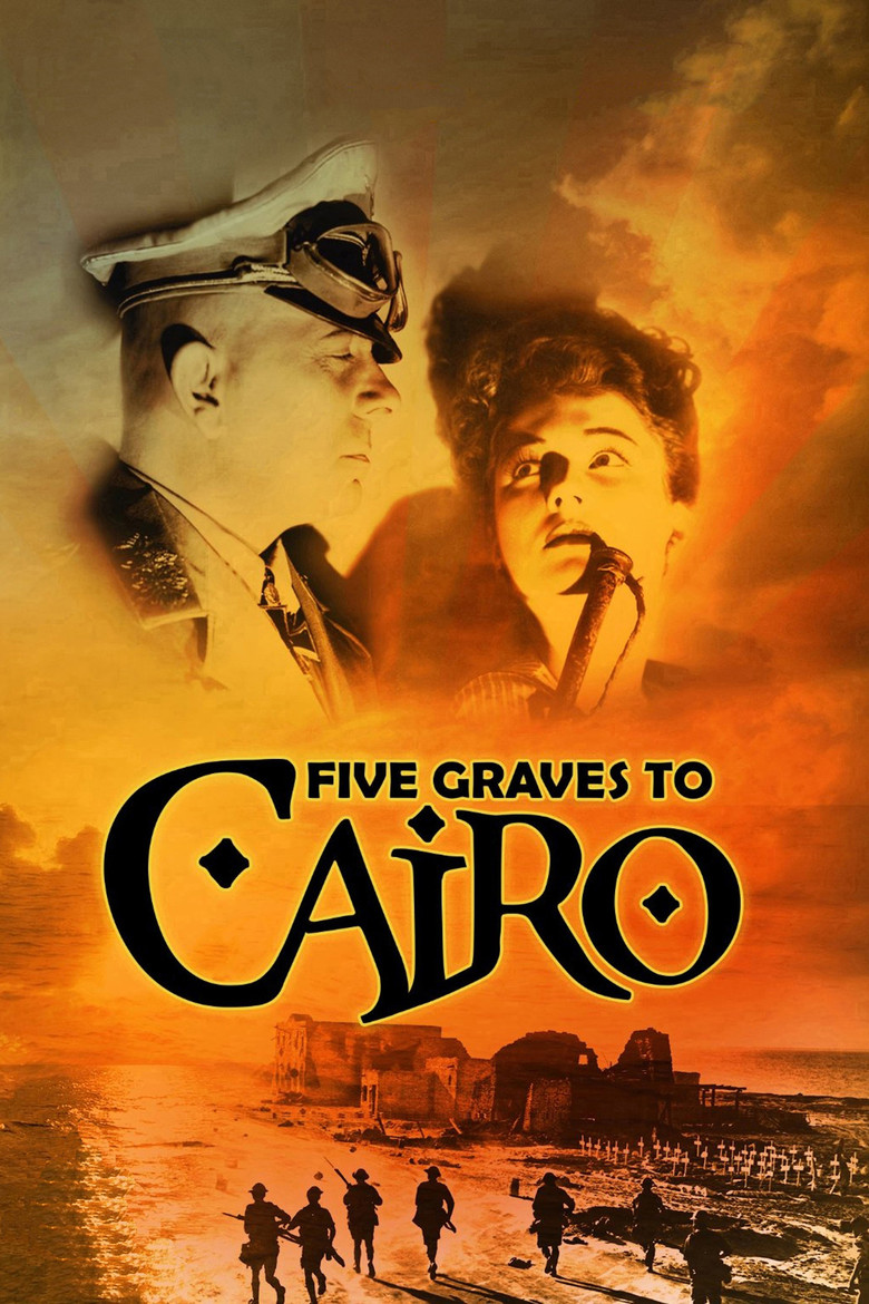 Five Graves to Cairo (1943) — affiche film et bande-annonce