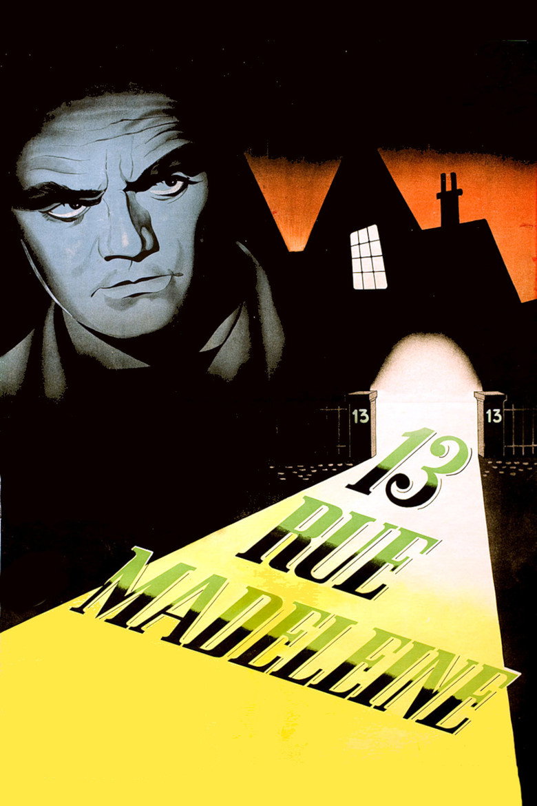 13 Rue Madeleine (1947) — affiche film et bande-annonce