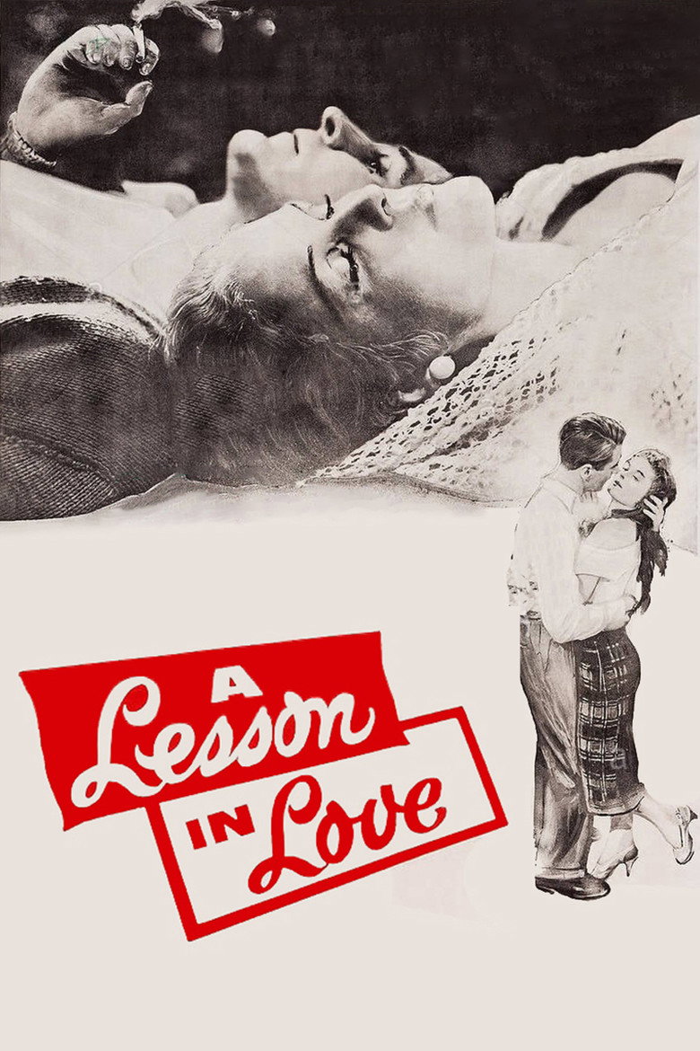 A Lesson in Love (1954) — affiche film