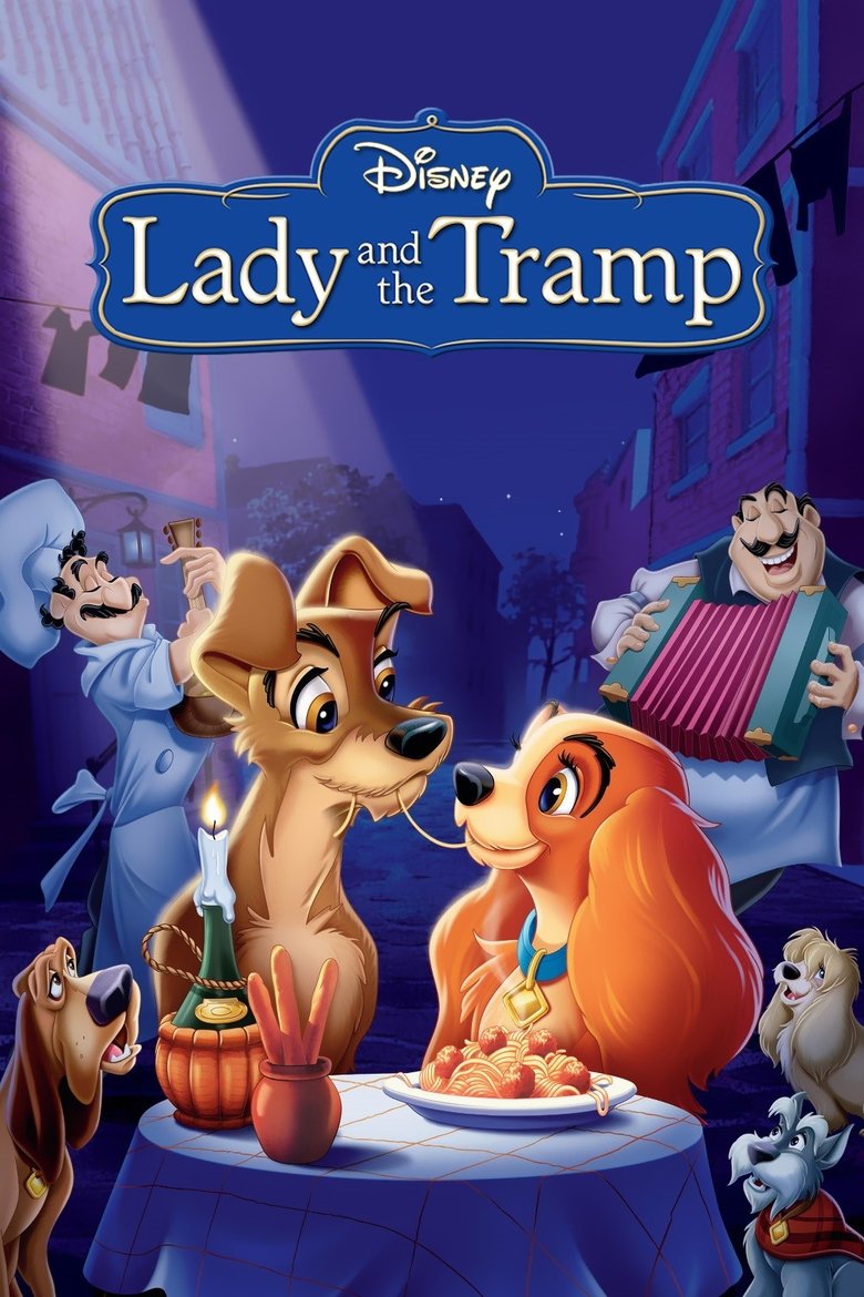 Lady and the Tramp (1955) — affiche film et bande-annonce