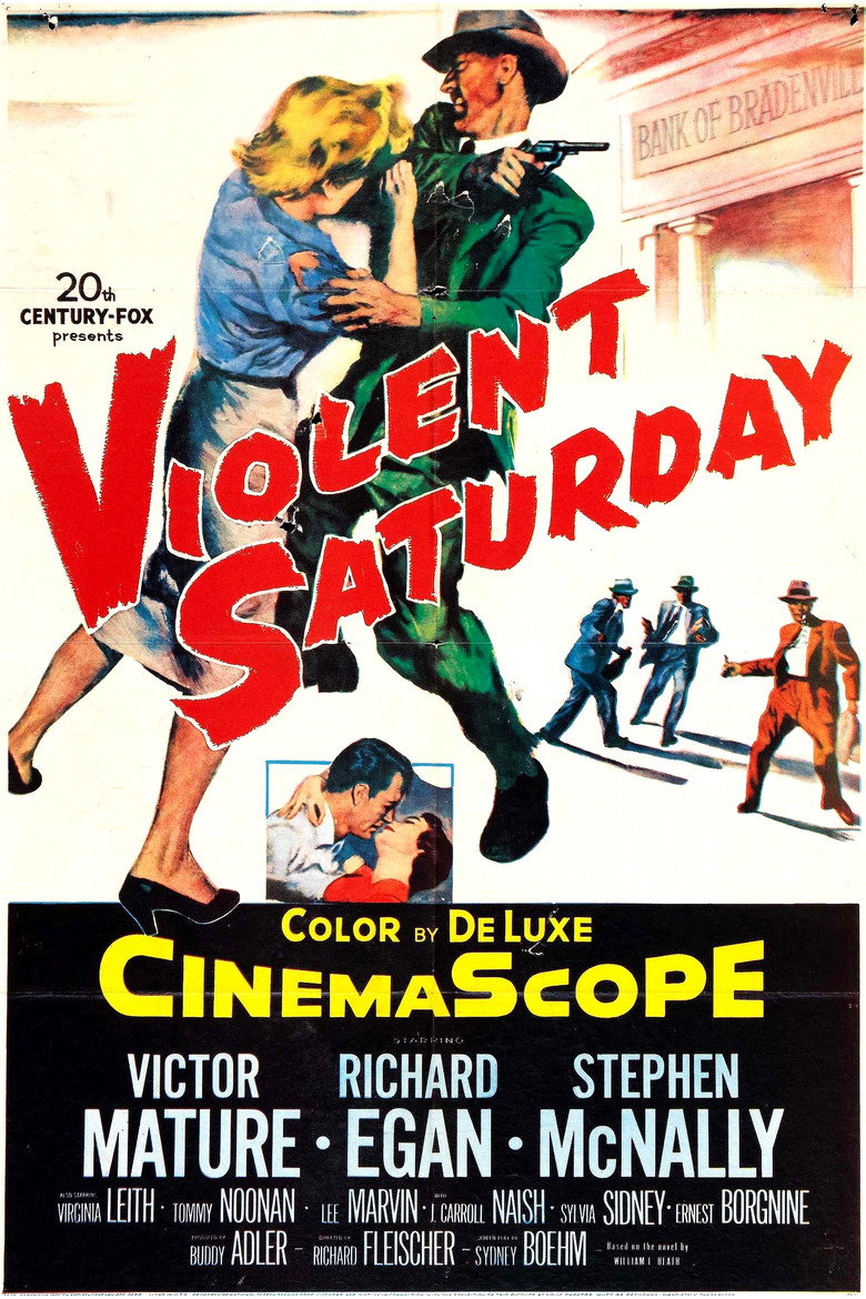 Violent Saturday (1955) — affiche film et bande-annonce