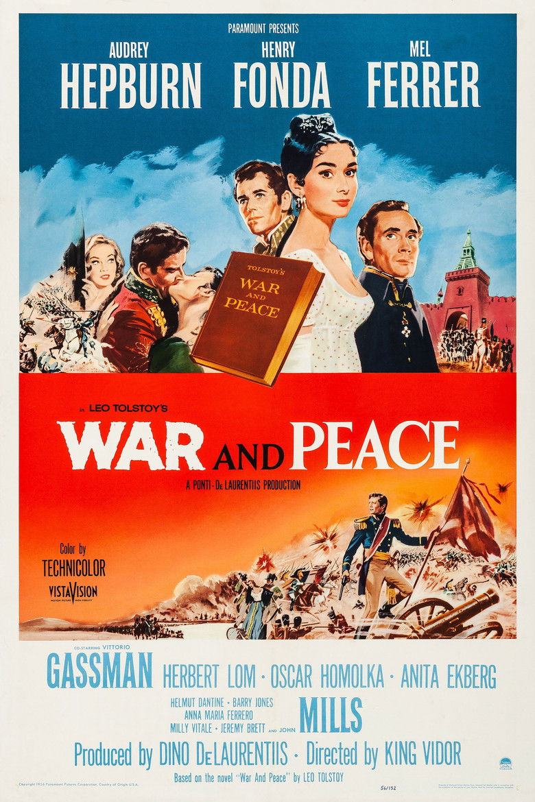 War and Peace (1956) — affiche film et bande-annonce
