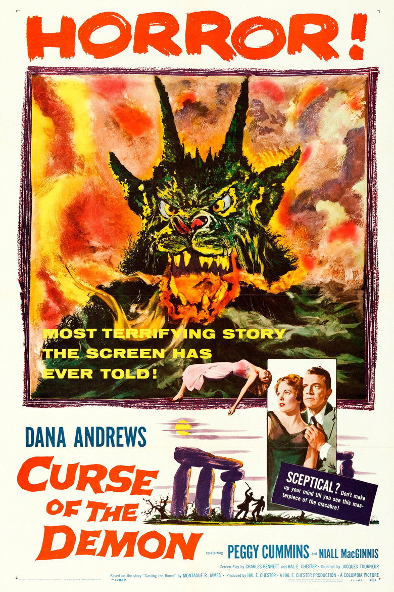 Curse of the Demon (1957) — affiche film et bande-annonce