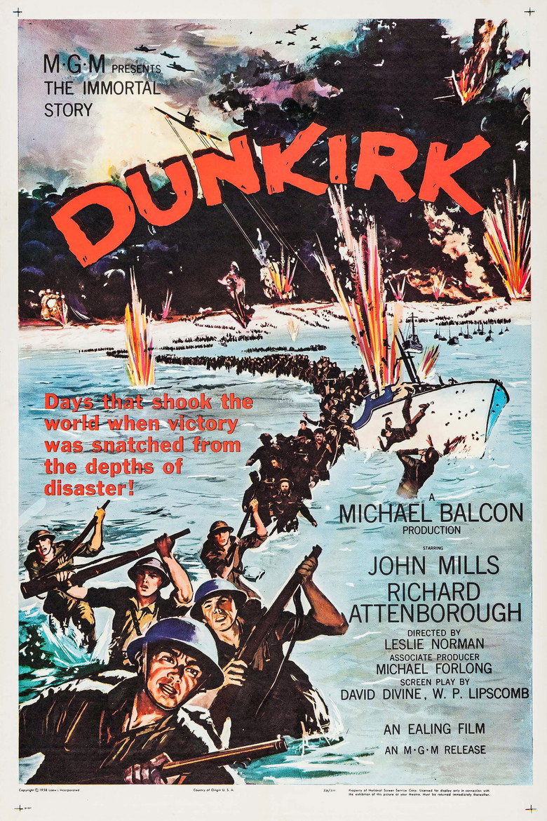Dunkirk (1958) — affiche film et bande-annonce