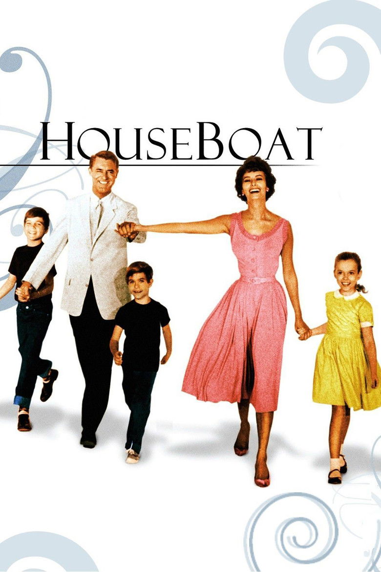 Houseboat (1958) — affiche film et bande-annonce