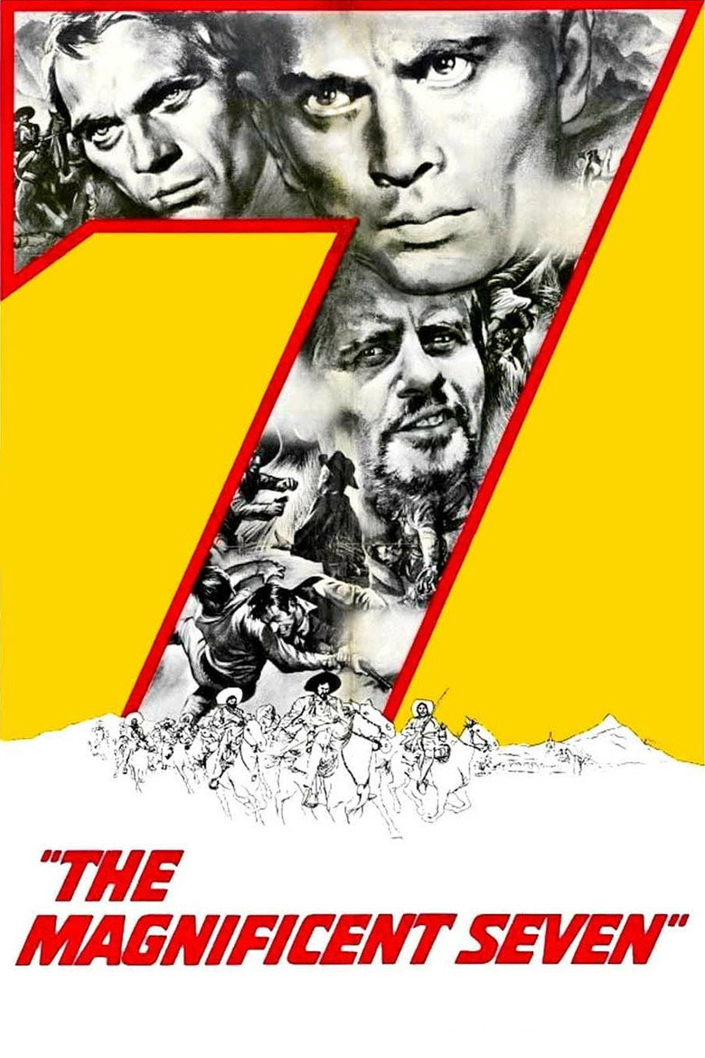 The Magnificent Seven (1960) — affiche film et bande-annonce