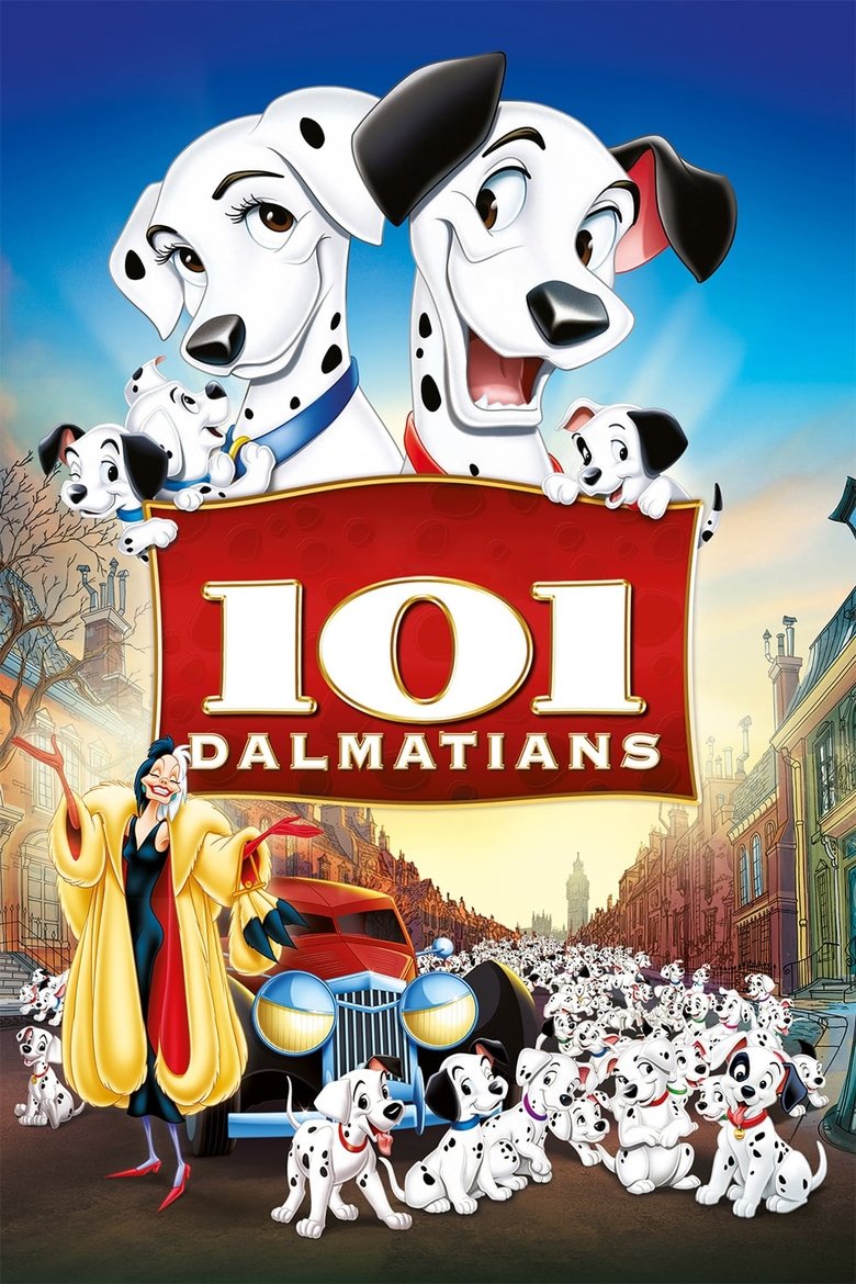 One Hundred and One Dalmatians (1961) — affiche film et bande-annonce