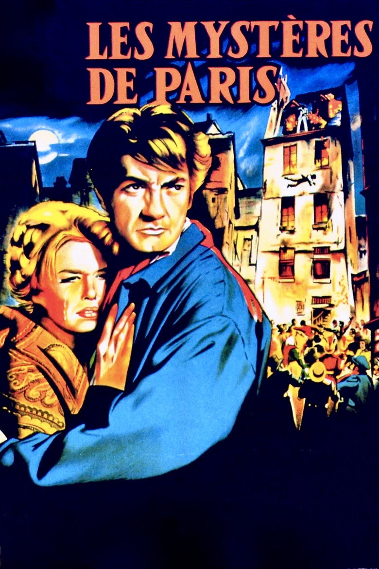 Les mystères de Paris (1962) — affiche film
