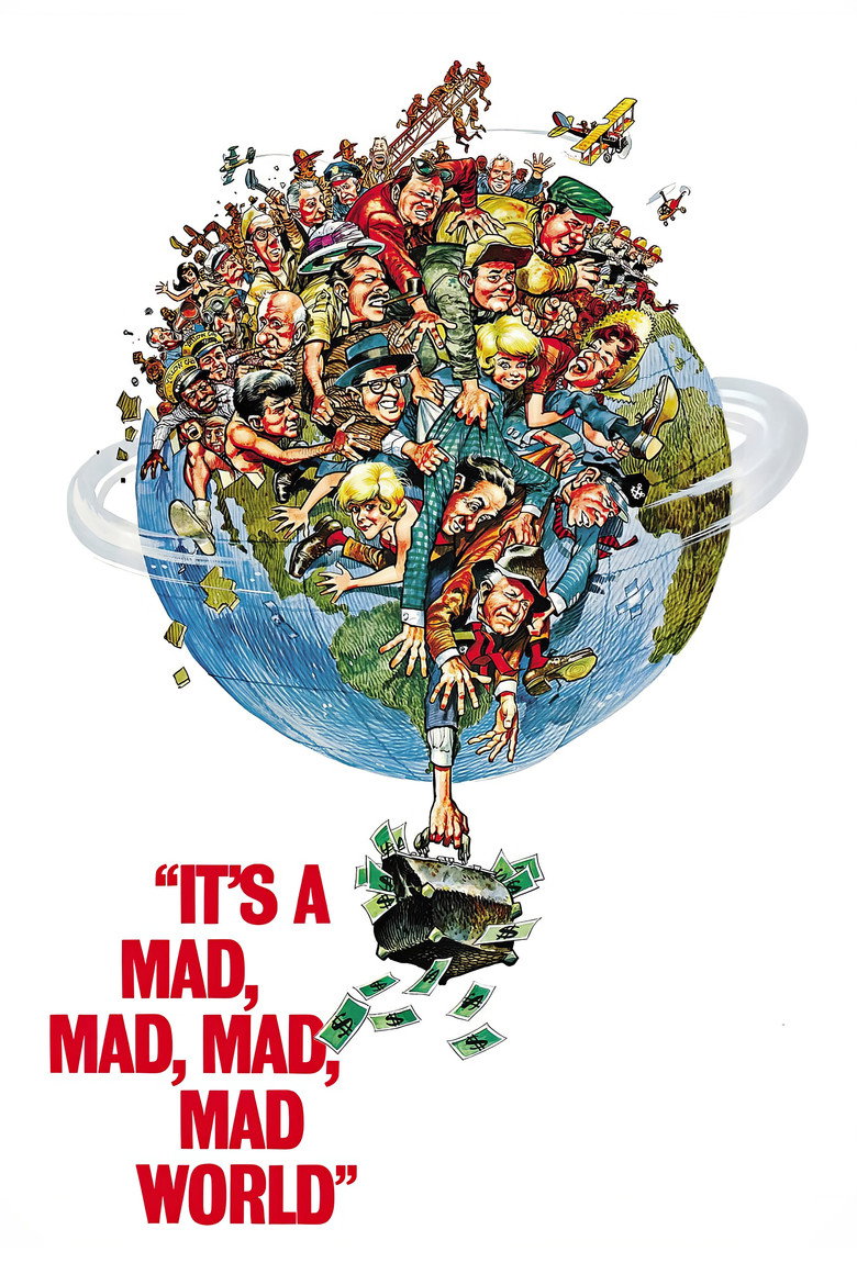 It's a Mad Mad Mad Mad World (1963) — affiche film et bande-annonce