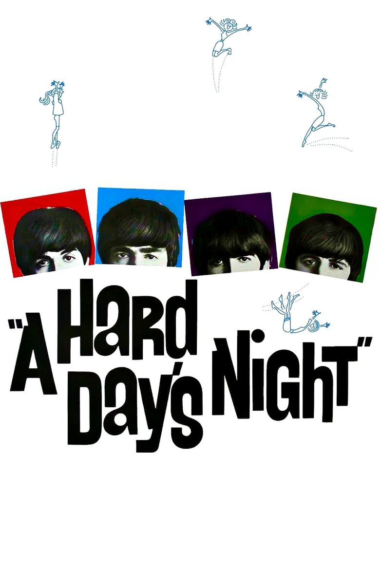A Hard Day's Night (1964) — affiche film et bande-annonce