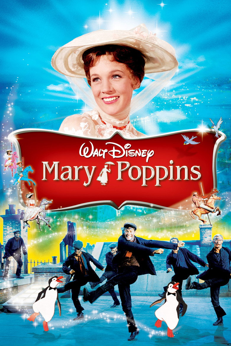 Mary Poppins (1964) — affiche film et bande-annonce