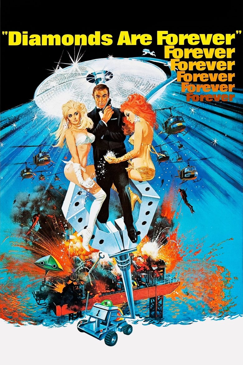 Diamonds Are Forever (1971) — affiche film et bande-annonce