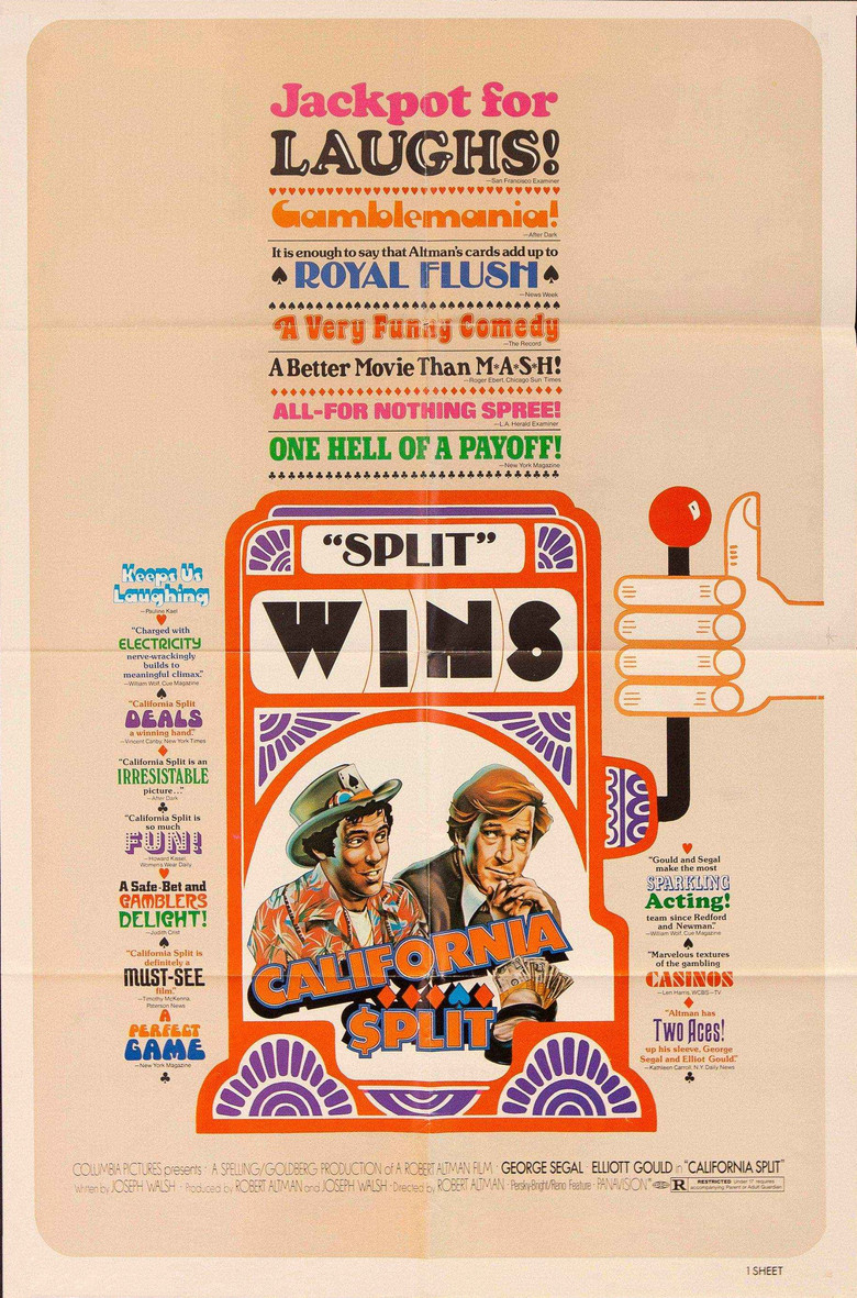 California Split (1974) — affiche film et bande-annonce