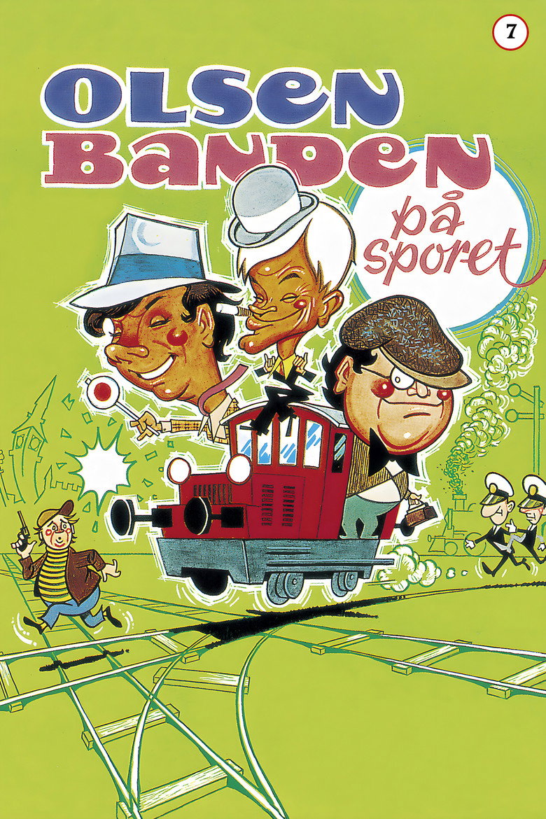 The Olsen Gang on the Track (1975) — affiche film