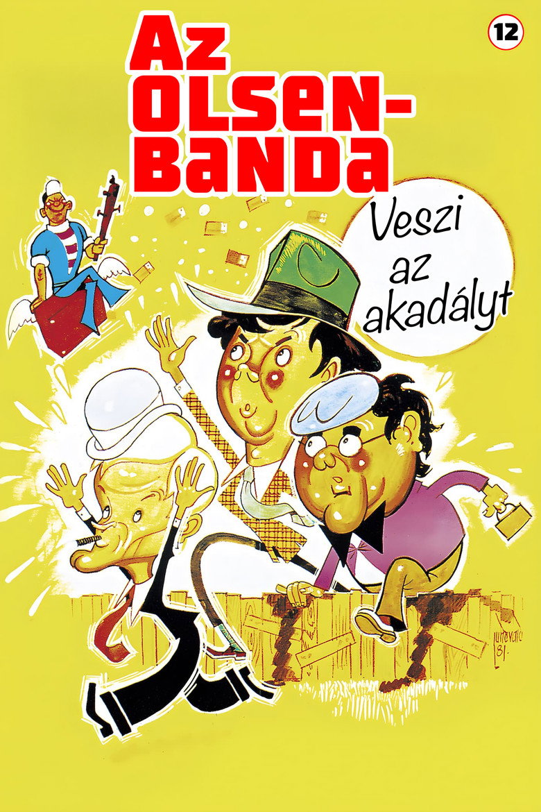 Olsen-bandens flugt - over plankeværket (1981) — affiche film