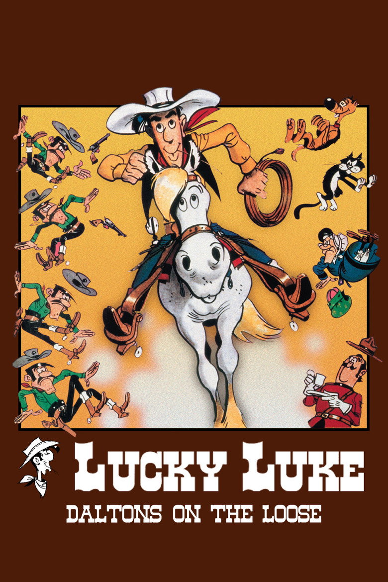 Lucky Luke: The Daltons on the Run (1983) — affiche film
