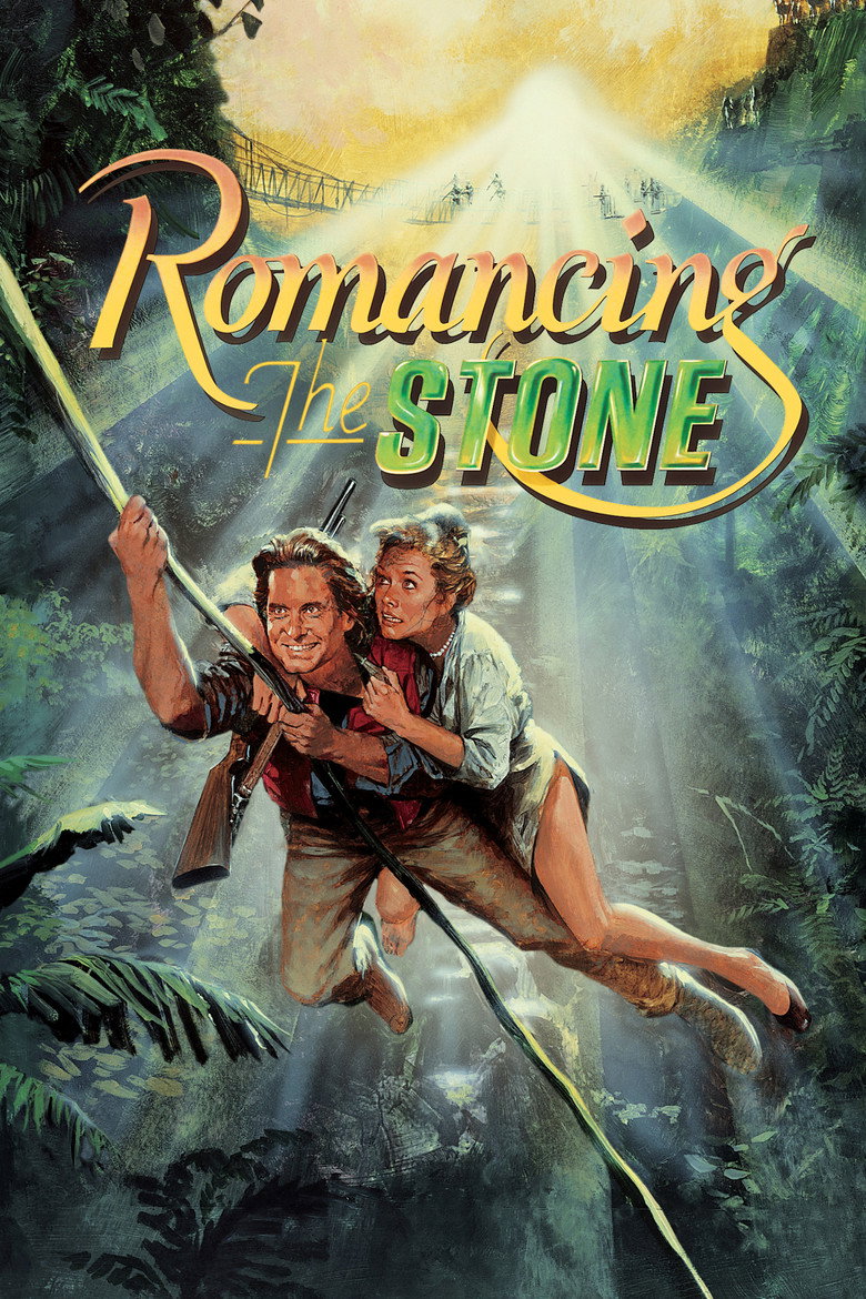Romancing the Stone (1984) — affiche film et bande-annonce