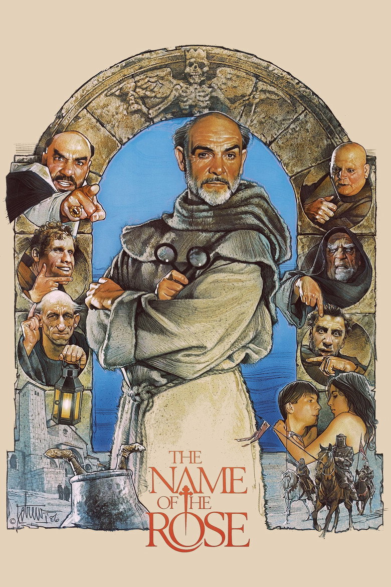 The Name of the Rose (1986) — affiche film et bande-annonce