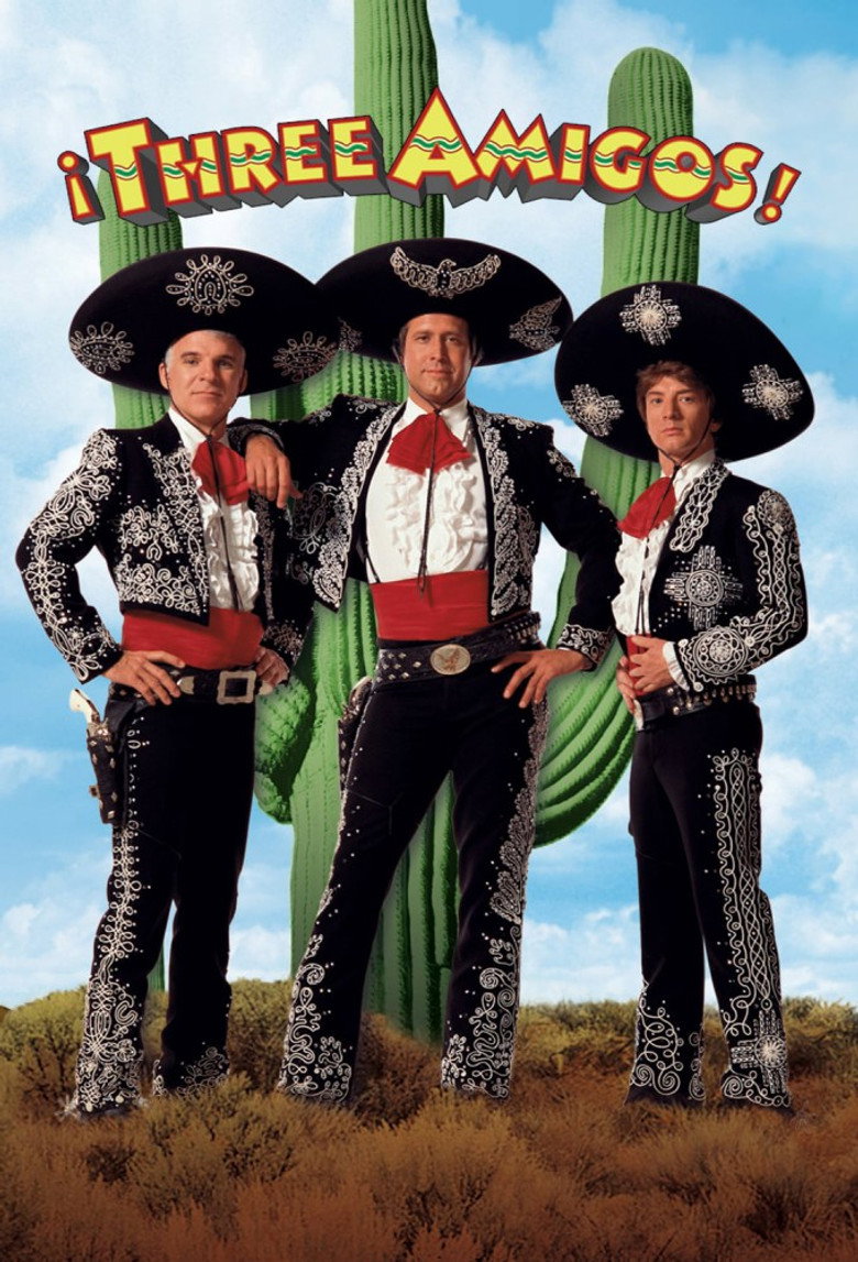 Three Amigos! (1986) — affiche film et bande-annonce