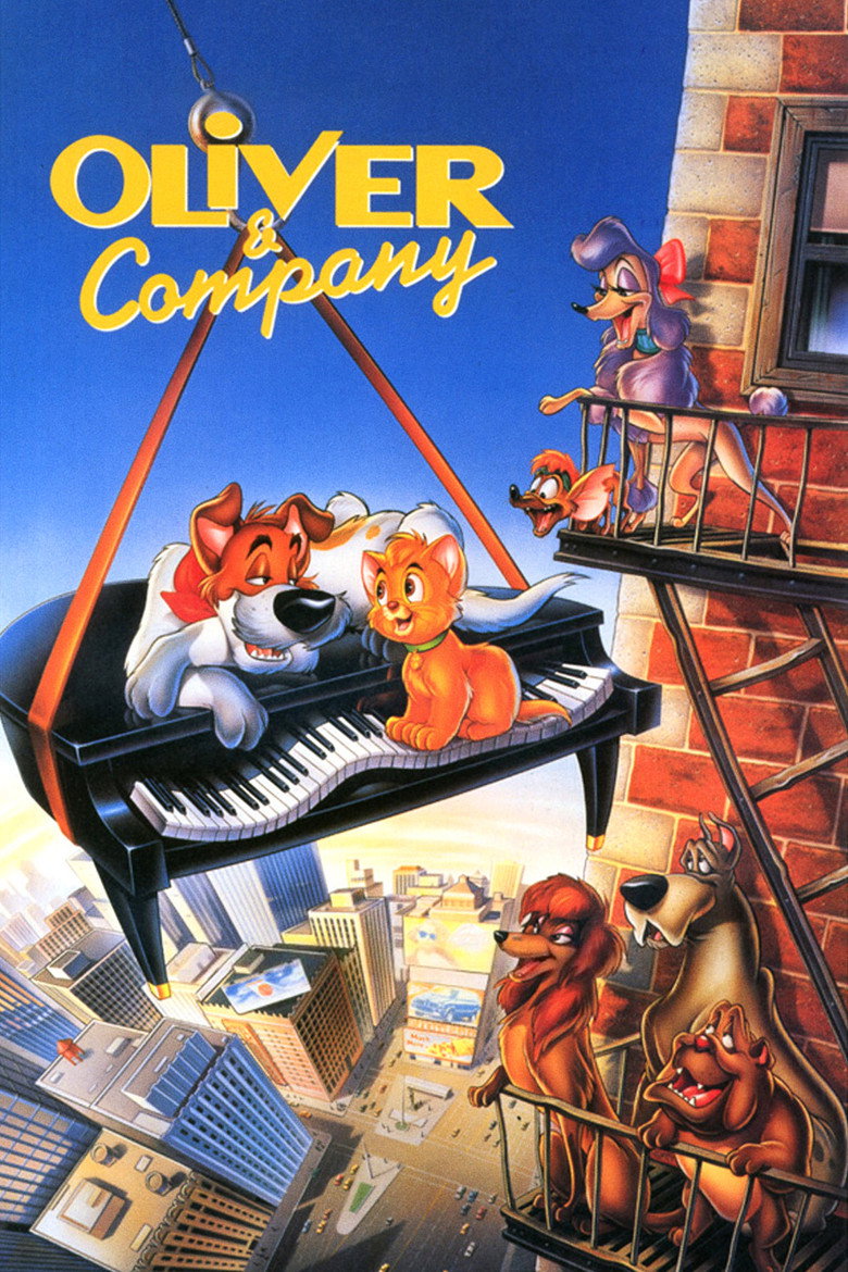 Oliver & Company (1988) — affiche film et bande-annonce