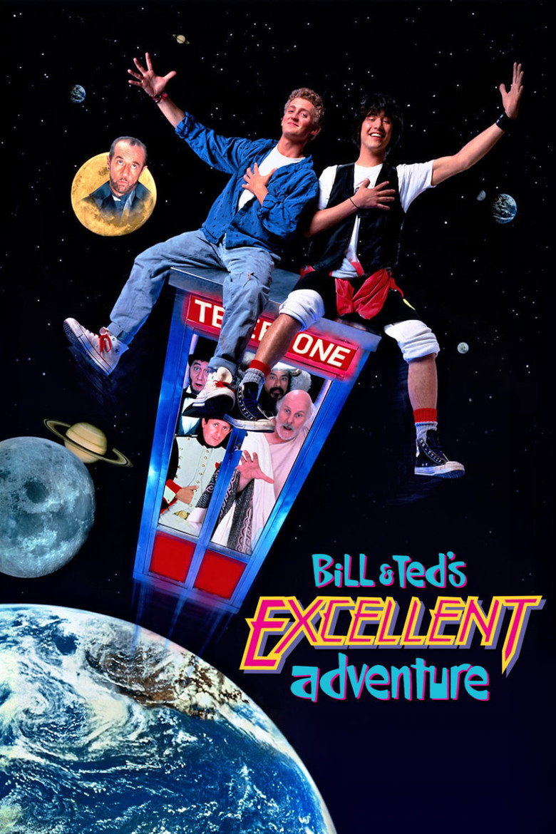 Bill & Ted's Excellent Adventure (1989) — affiche film et bande-annonce