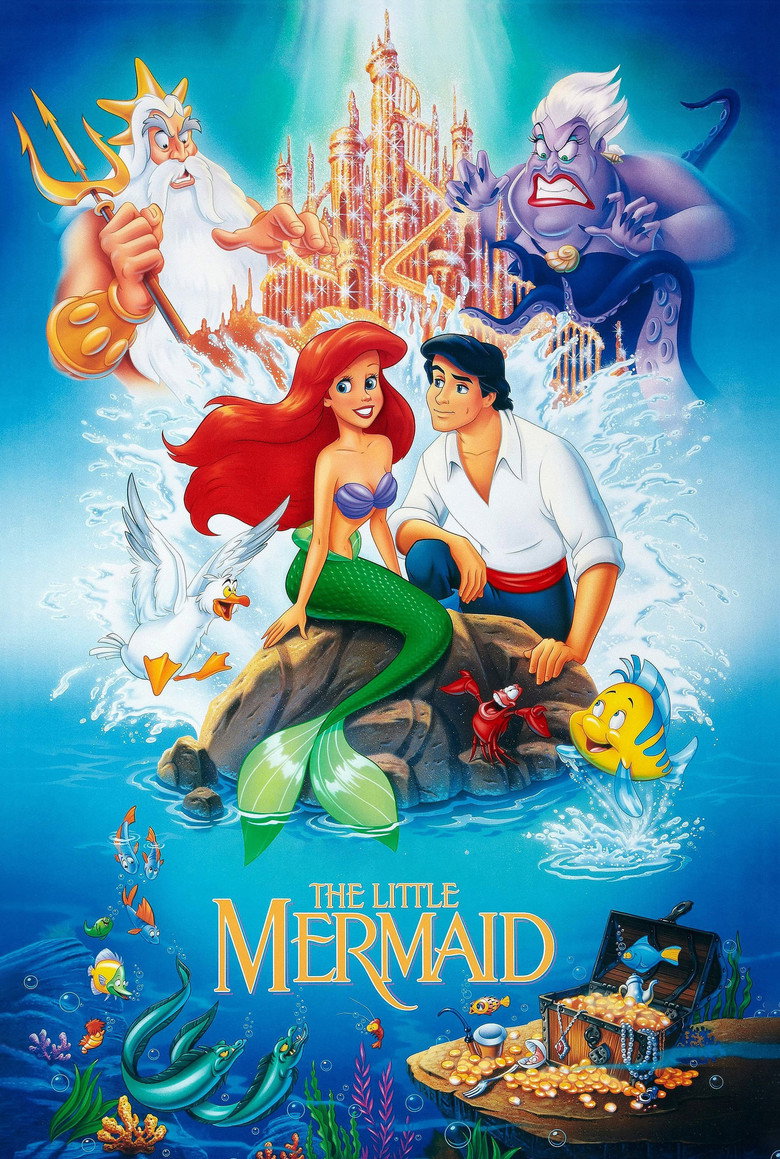 The Little Mermaid (1989) — affiche film et bande-annonce