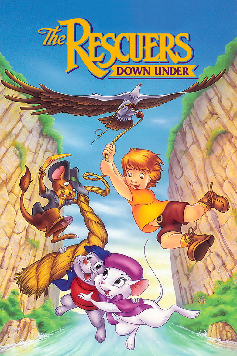 The Rescuers Down Under (1990) — affiche film et bande-annonce