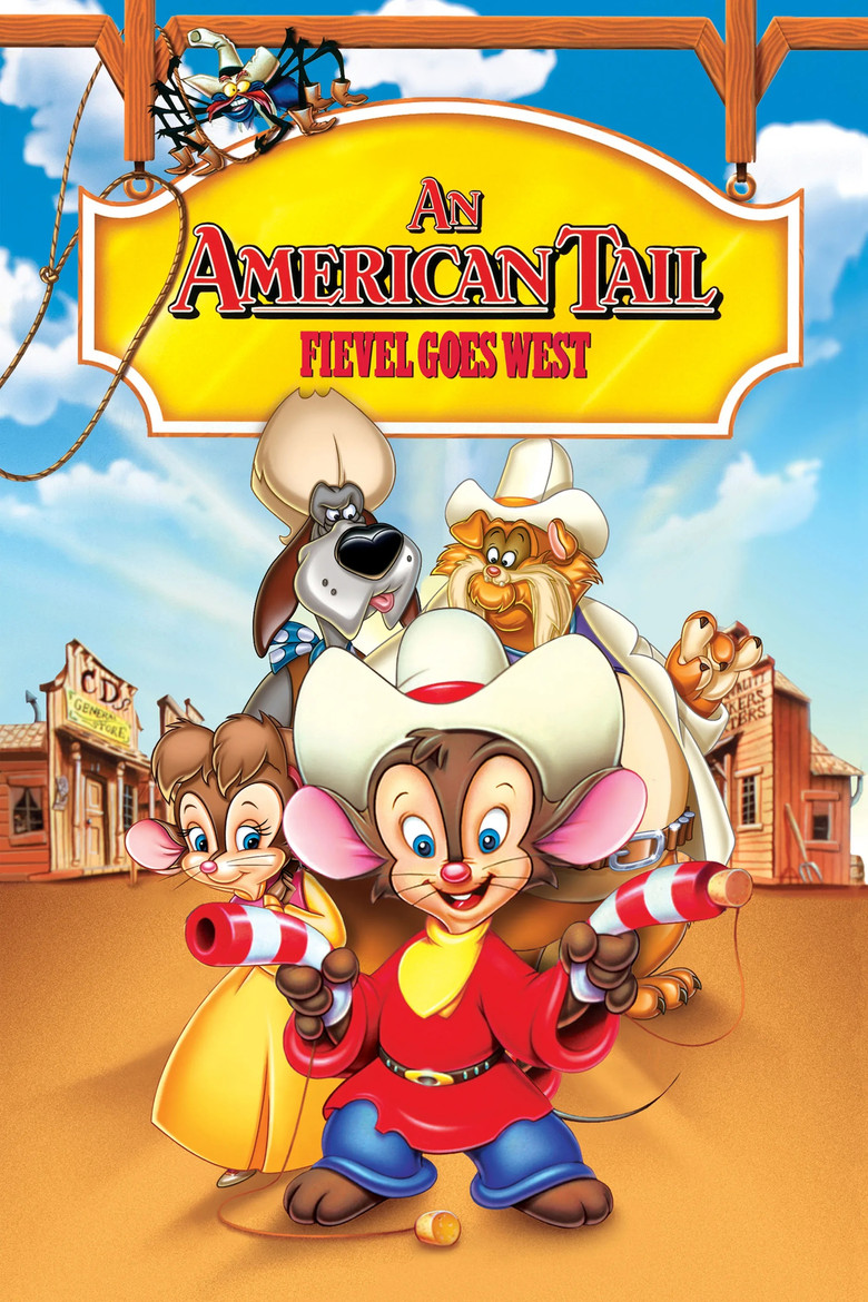 An American Tail: Fievel Goes West (1991) — affiche film et bande-annonce