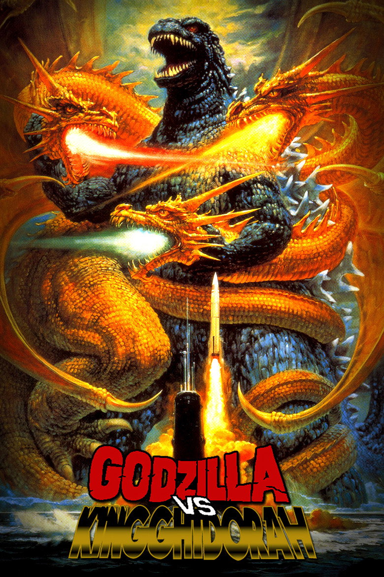 Godzilla vs. King Ghidorah (1991) — affiche film et bande-annonce