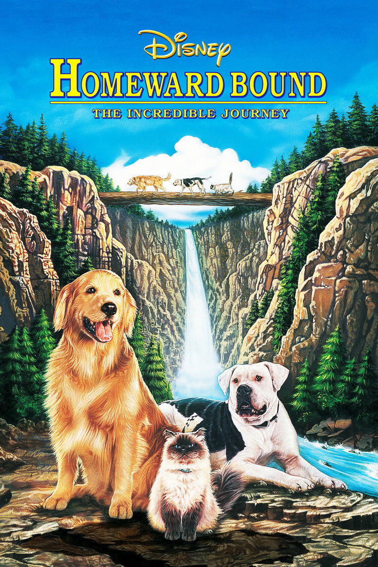 Homeward Bound: The Incredible Journey (1993) — affiche film et bande-annonce