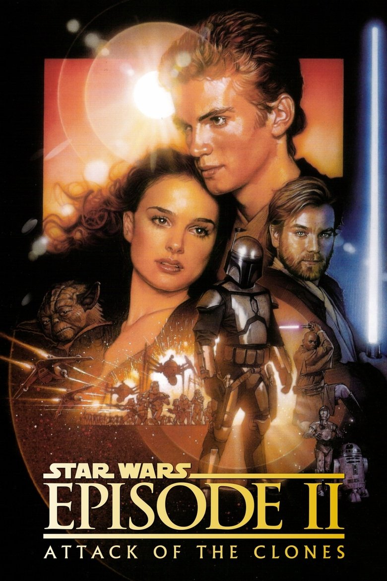 Star Wars: Episode II - Attack of the Clones (2002) — affiche film et bande-annonce