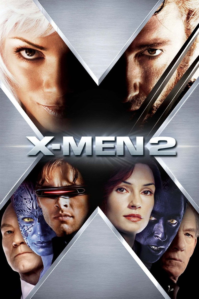 X2: X-Men United (2003) — affiche film et bande-annonce