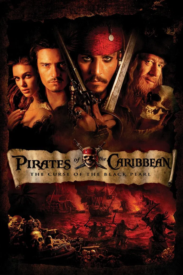 Pirates of the Caribbean: The Curse of the Black Pearl (2003) — affiche film et bande-annonce