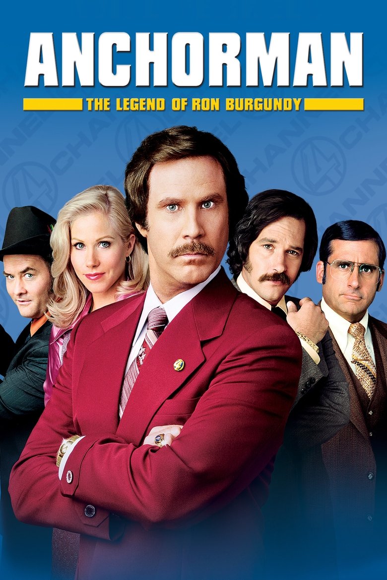 Anchorman: The Legend of Ron Burgundy (2004) — affiche film et bande-annonce