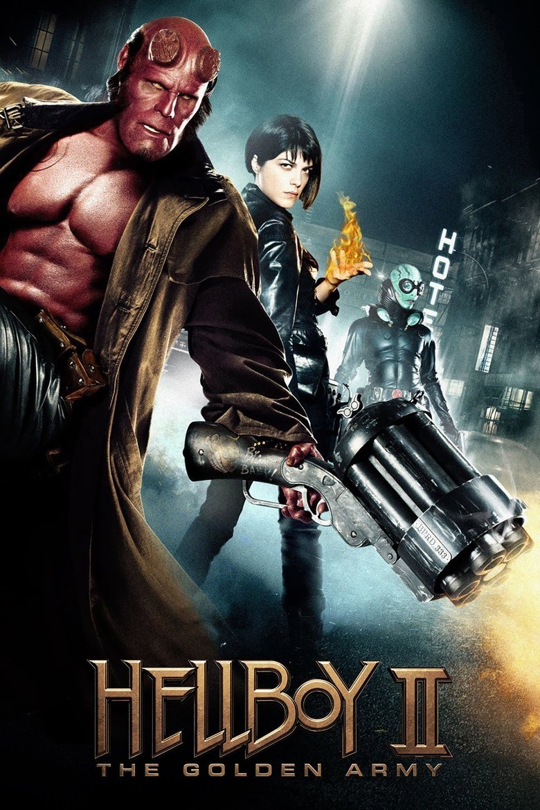Hellboy II: The Golden Army (2008) — affiche film et bande-annonce