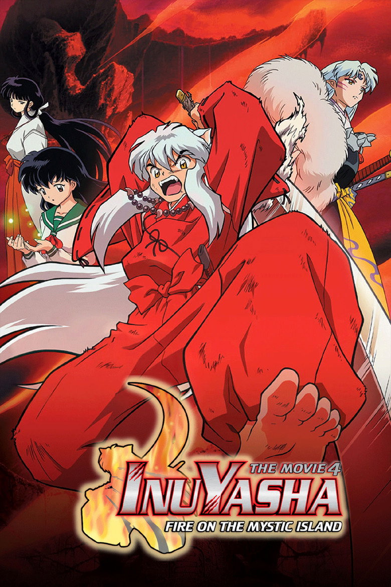 Inuyasha the Movie 4: Fire on the Mystic Island (2004) — affiche film et bande-annonce