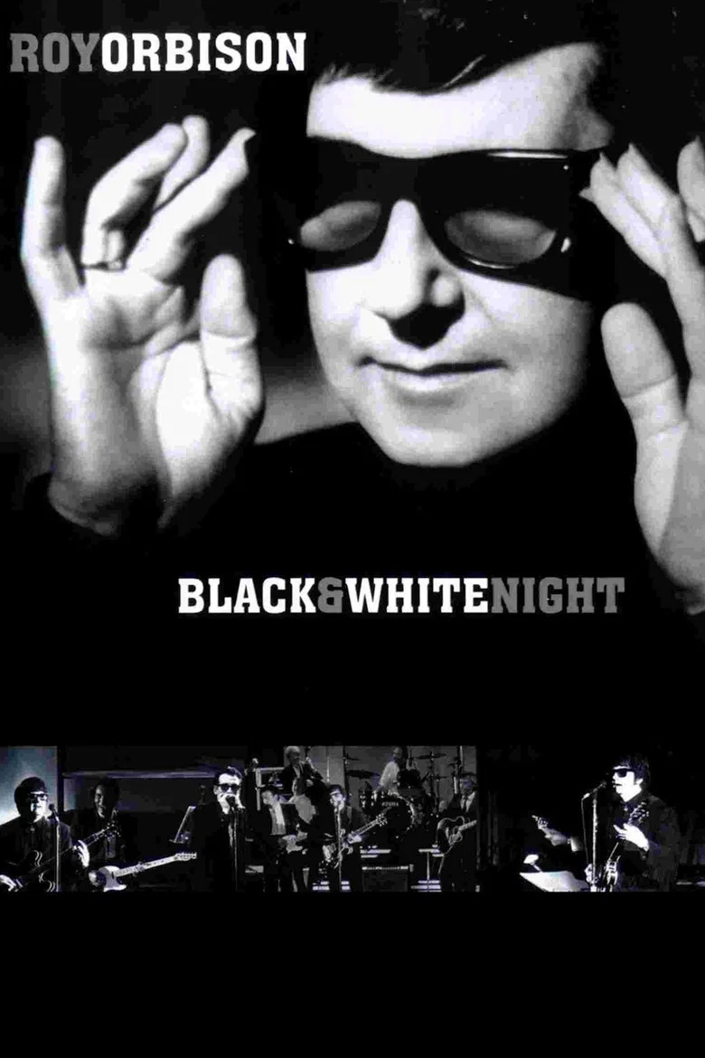 Roy Orbison and Friends: A Black and White Night (1988) — affiche film