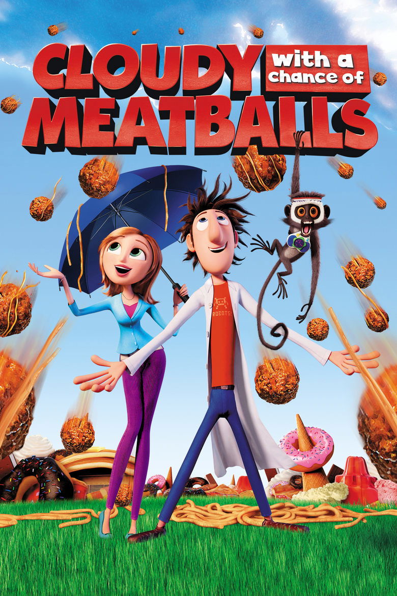 Cloudy with a Chance of Meatballs (2009) — affiche film et bande-annonce