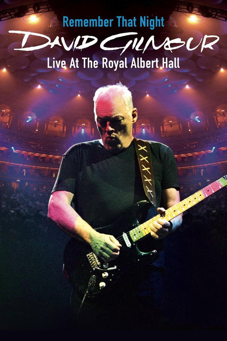 David Gilmour: Remember That Night (2007) — affiche film