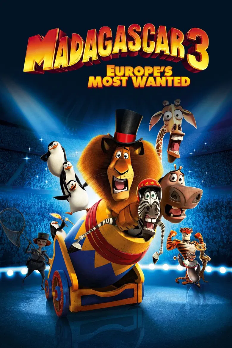 Madagascar 3: Europe's Most Wanted (2012) — affiche film et bande-annonce