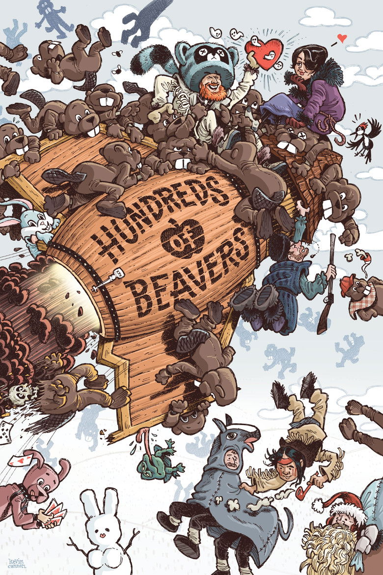 Hundreds of Beavers (2022) — affiche film et bande-annonce
