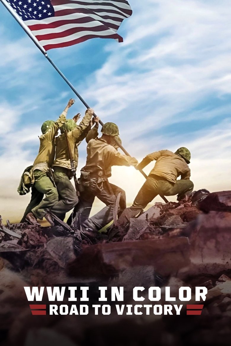 WWII in Color: Road to Victory (2021) — affiche série